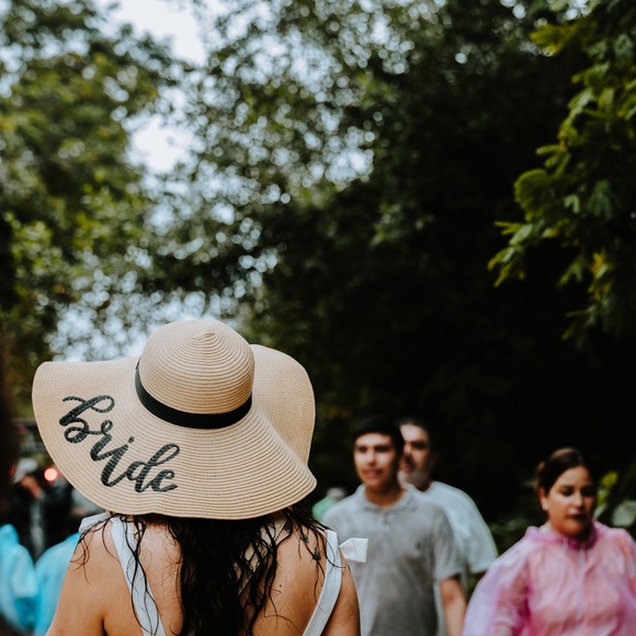 Bride floppy hat - Picture 4 of 4